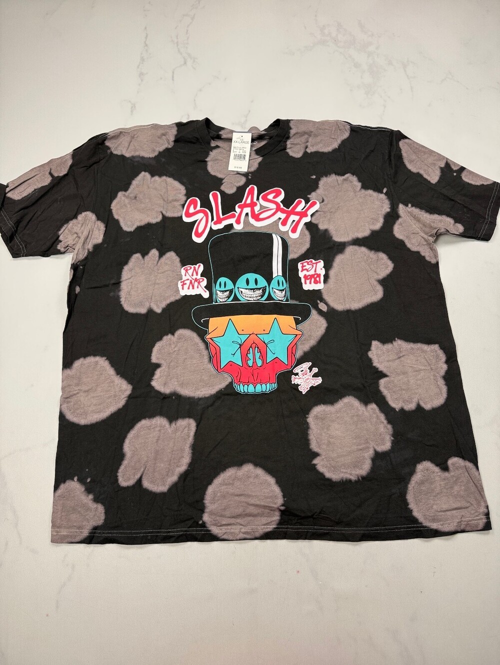 Ron English Slash Graphic Tee Black 2020s Statement Style - Mens 2XL